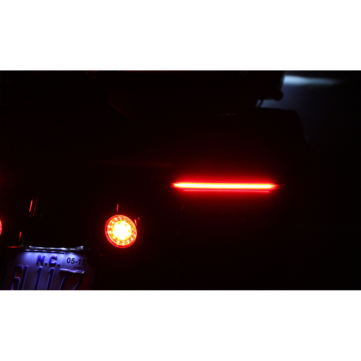 Custom Dynamics #CD-LP-BCM-R - Saddlebag Lights - Red Lens