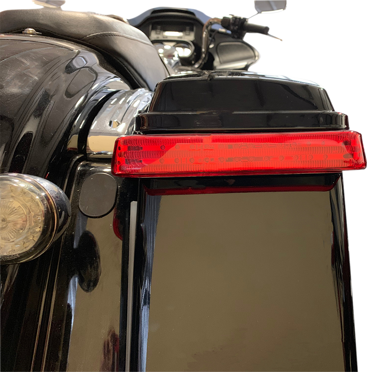 Custom Dynamics #PB-SB-BCM-CR - Saddlebag Lights - BCM - Chrome/Red