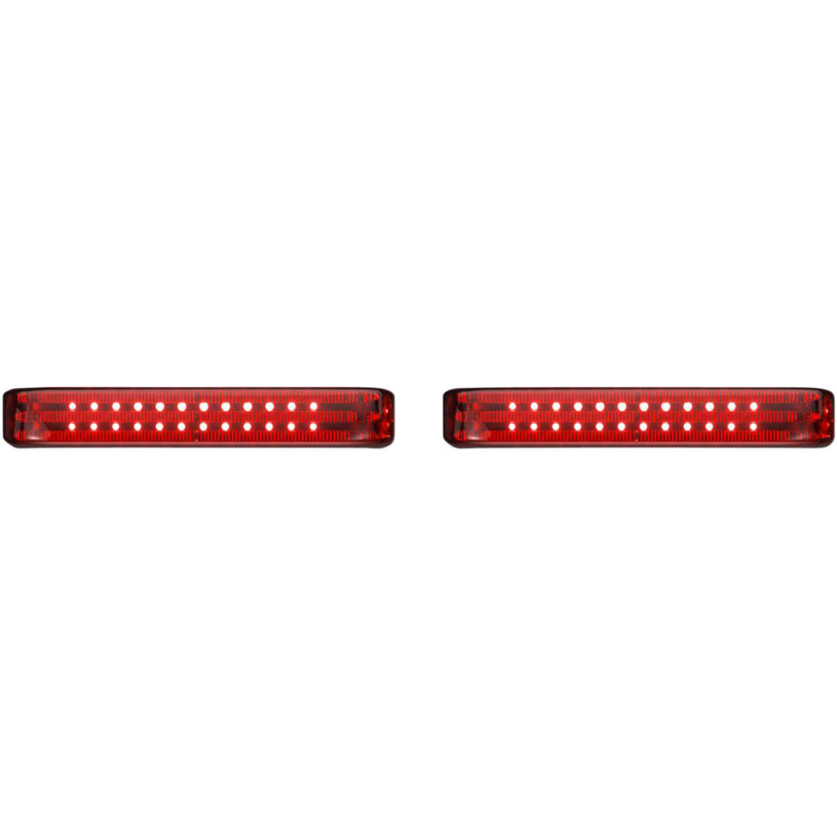 Custom Dynamics #PB-SB-BCM-CR - Saddlebag Lights - BCM - Chrome/Red