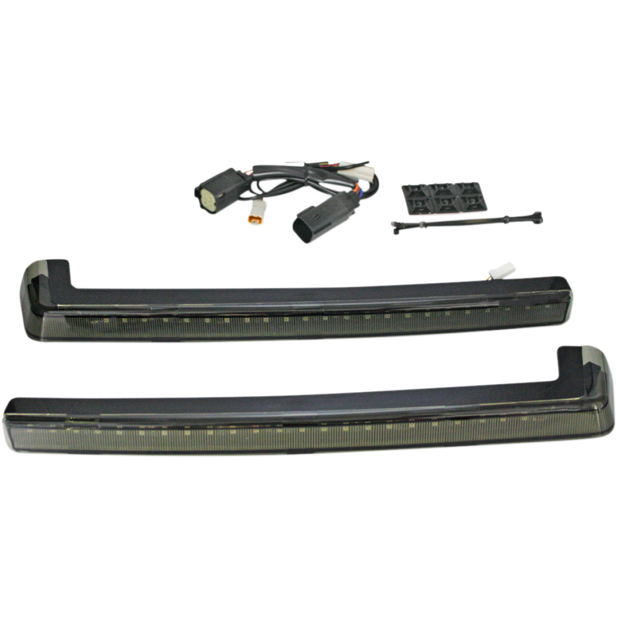 Custom Dynamics #PB-TP-ARM-14S - LED Run/Brake/Turn Tour-Pak® Arms - Smoke Lens - '14-'25