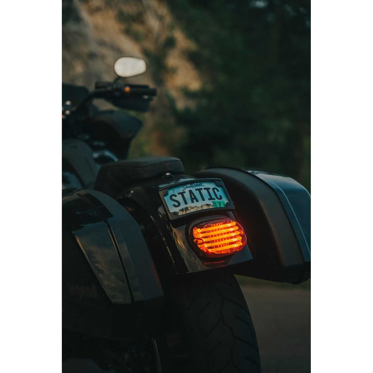 Custom Dynamics #PB-TL-LP-S - Taillight - without License Plate Illumination Window - Smoke