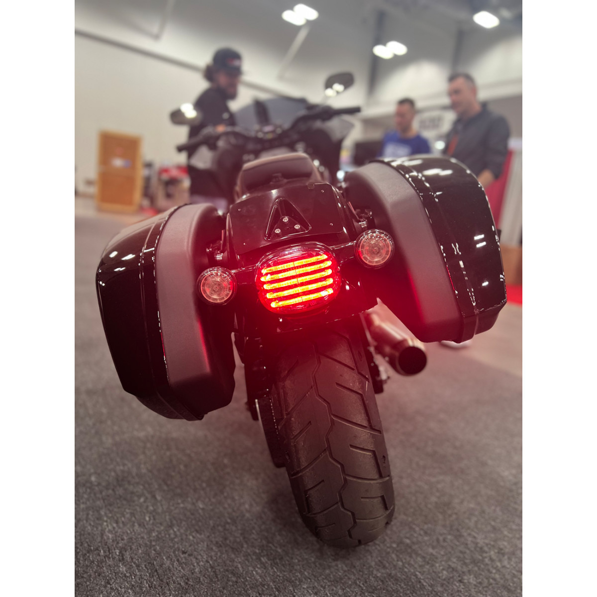 Custom Dynamics #PB-TL-LPW-S - Taillight - with Top License Plate Illumination Window - Smoke