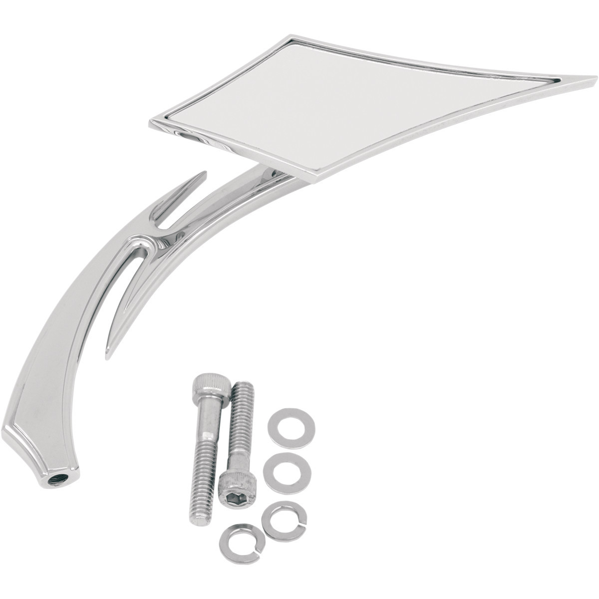 Drag Specialties - Mirror - Lance - Side View - Diamond - Chrome - Each