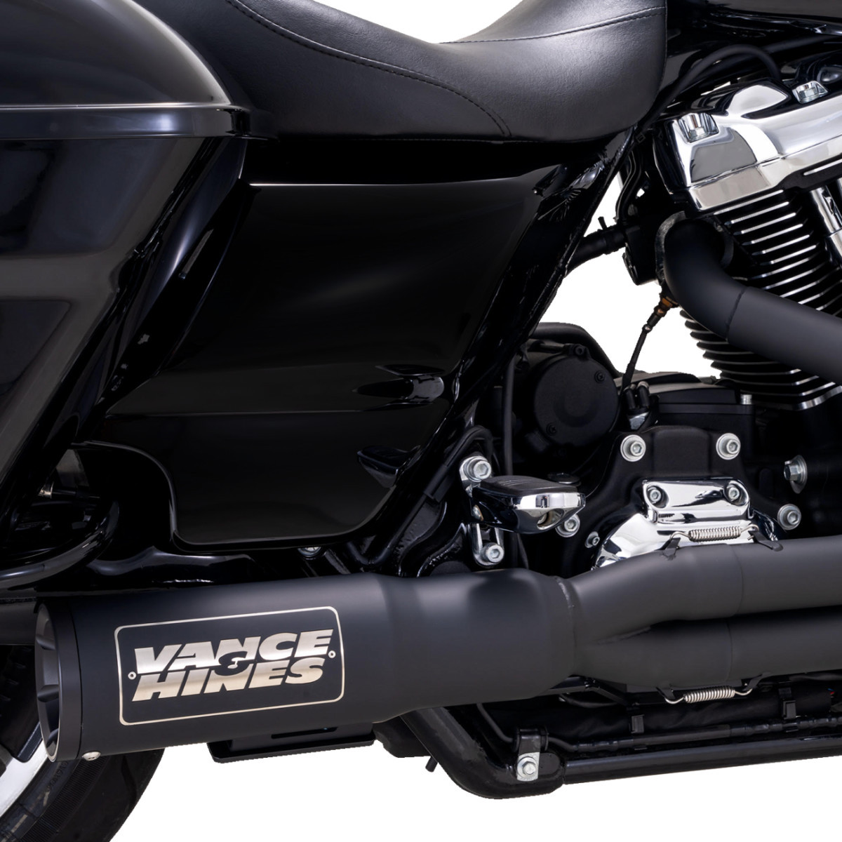 Vance & Hines #47321 - Hi-Output RR Exhaust System - Matte Black