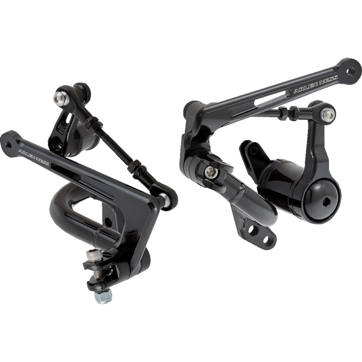 Arlen Ness #420-120 - Mid Controls - Black - FL '09-'24