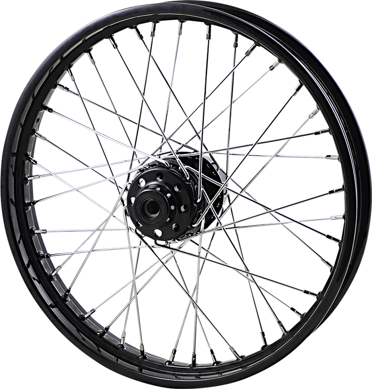 Front Wheel - Single Disc/No ABS - Black - 19"x2.50" - 08-17 FXD