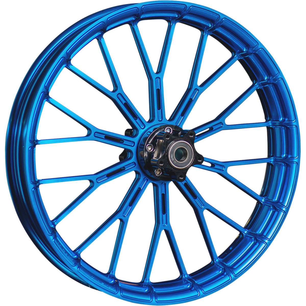 Arlen Ness #71-556 - Rim - Y-Spoke - Front - Blue - 19x3.25