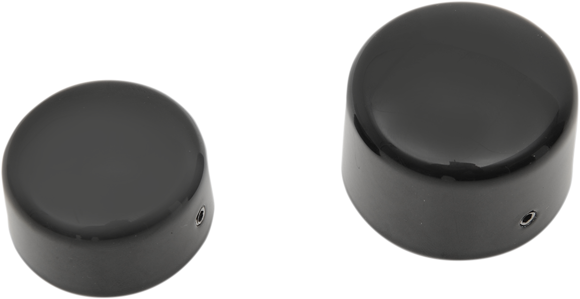 Axle Caps - Black - Rear