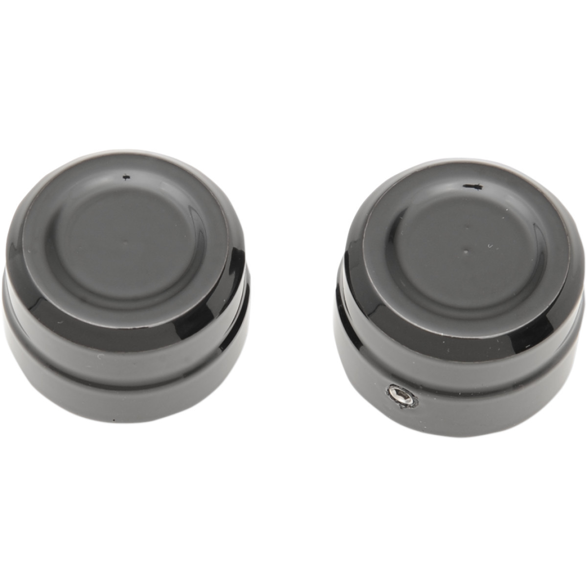 Drag Specialties - Axle Caps - Front - Black - Pair