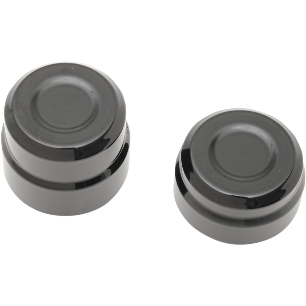 Drag Specialties - Axle Caps - Rear - Black - Pair