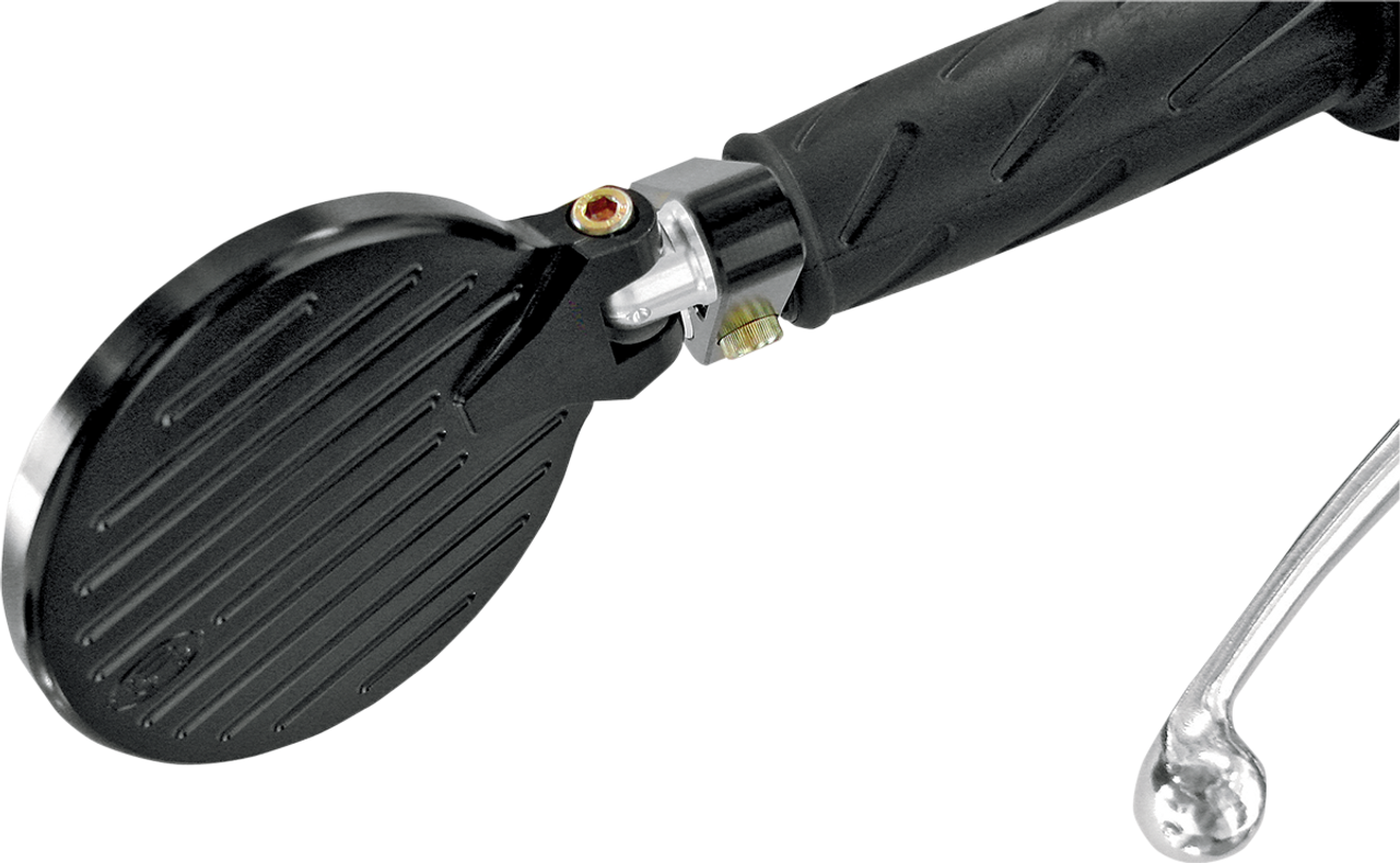 Folding Bar-End Mirror - 2-1/4" - Black