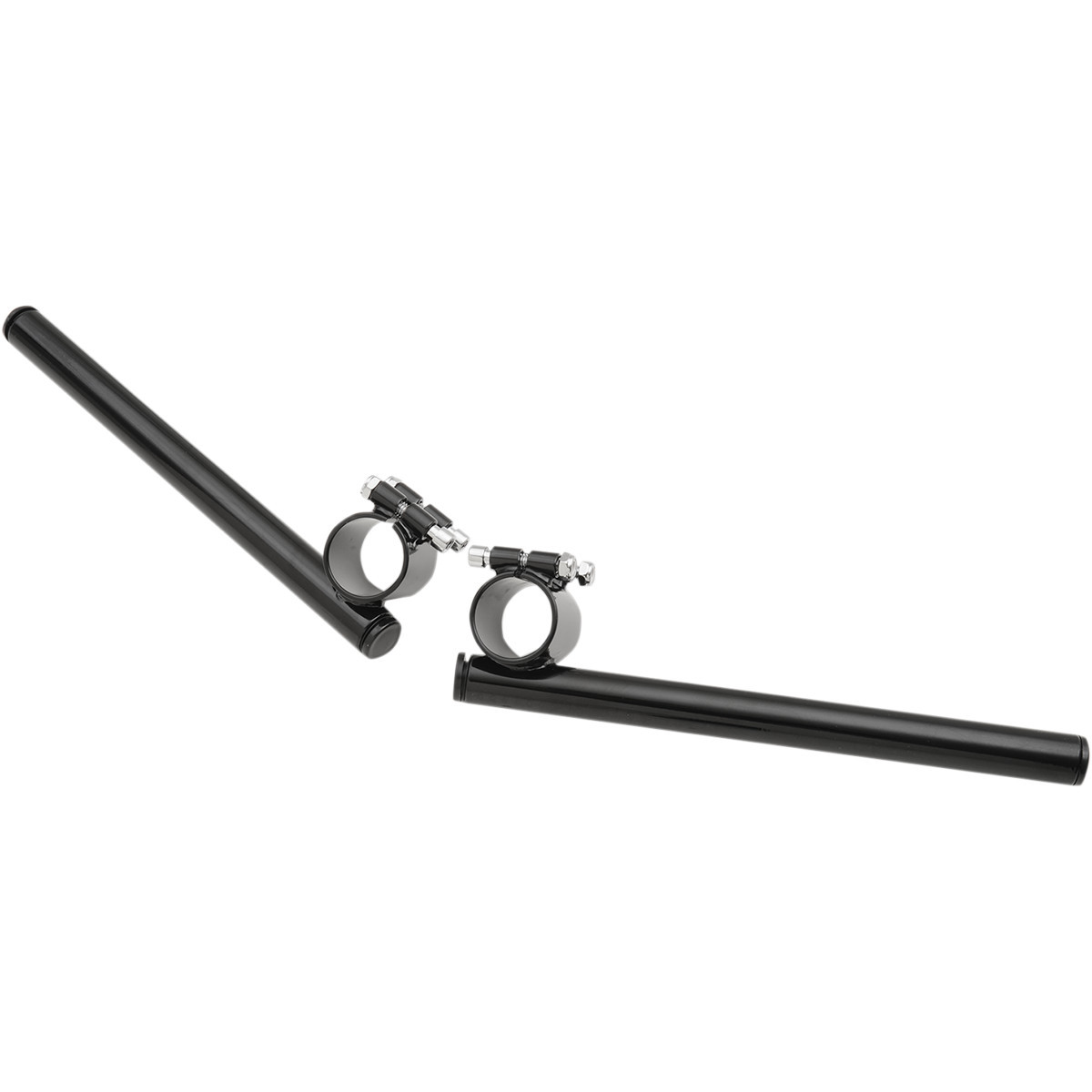 Emgo #07-93138 - 1" Clip-On Handlebar - 39 mm - Dimpled - Black