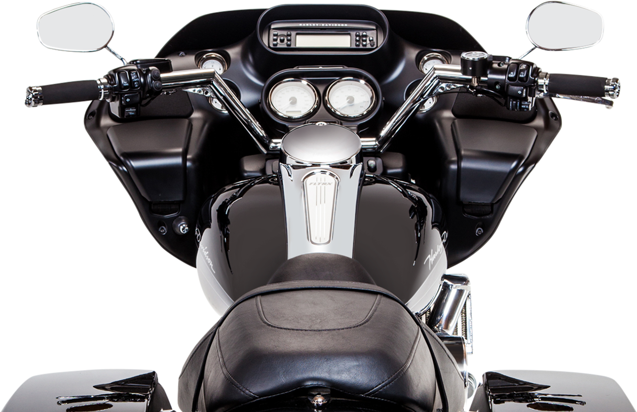 Trask #TM-2020CH - 1-1/4" V-Line Handlebar - 2+ - Chrome