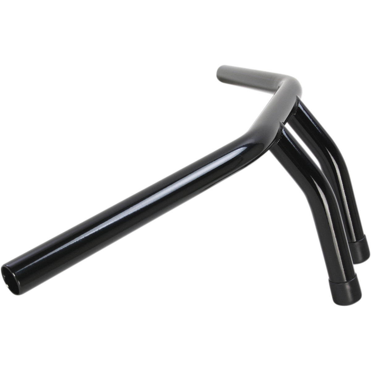 Emgo #07-93421B - 1" T-Bar Handlebar - 6" - Dimpled - Black