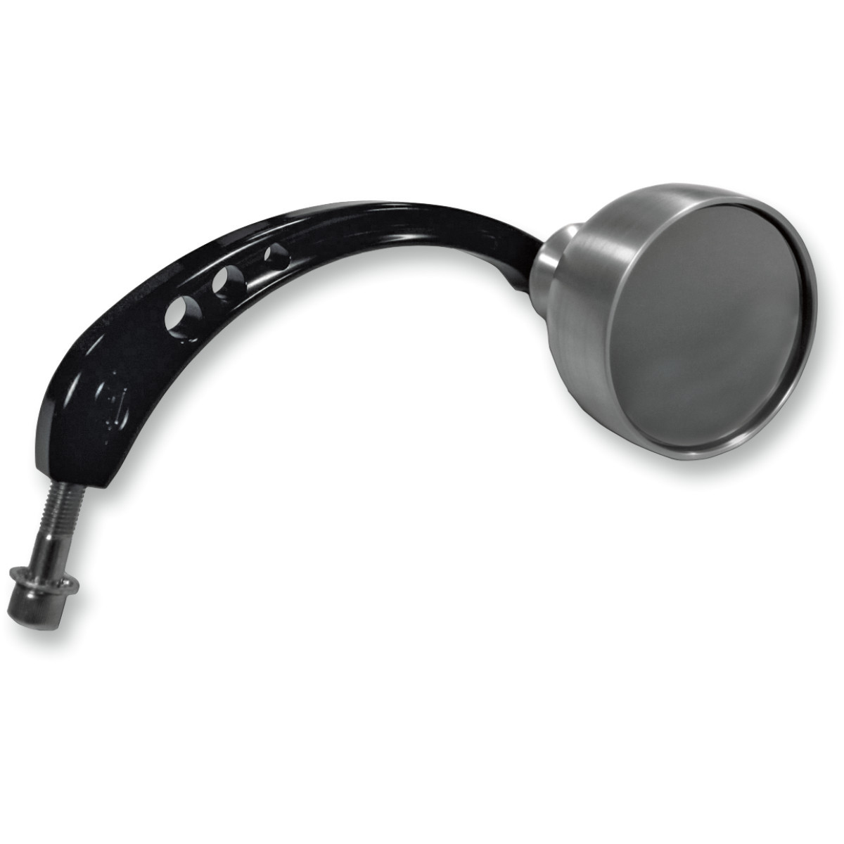 Joker Machine #03-021R - Mirror - Beer Schooner - Side View - Round - Black/Silver - Right
