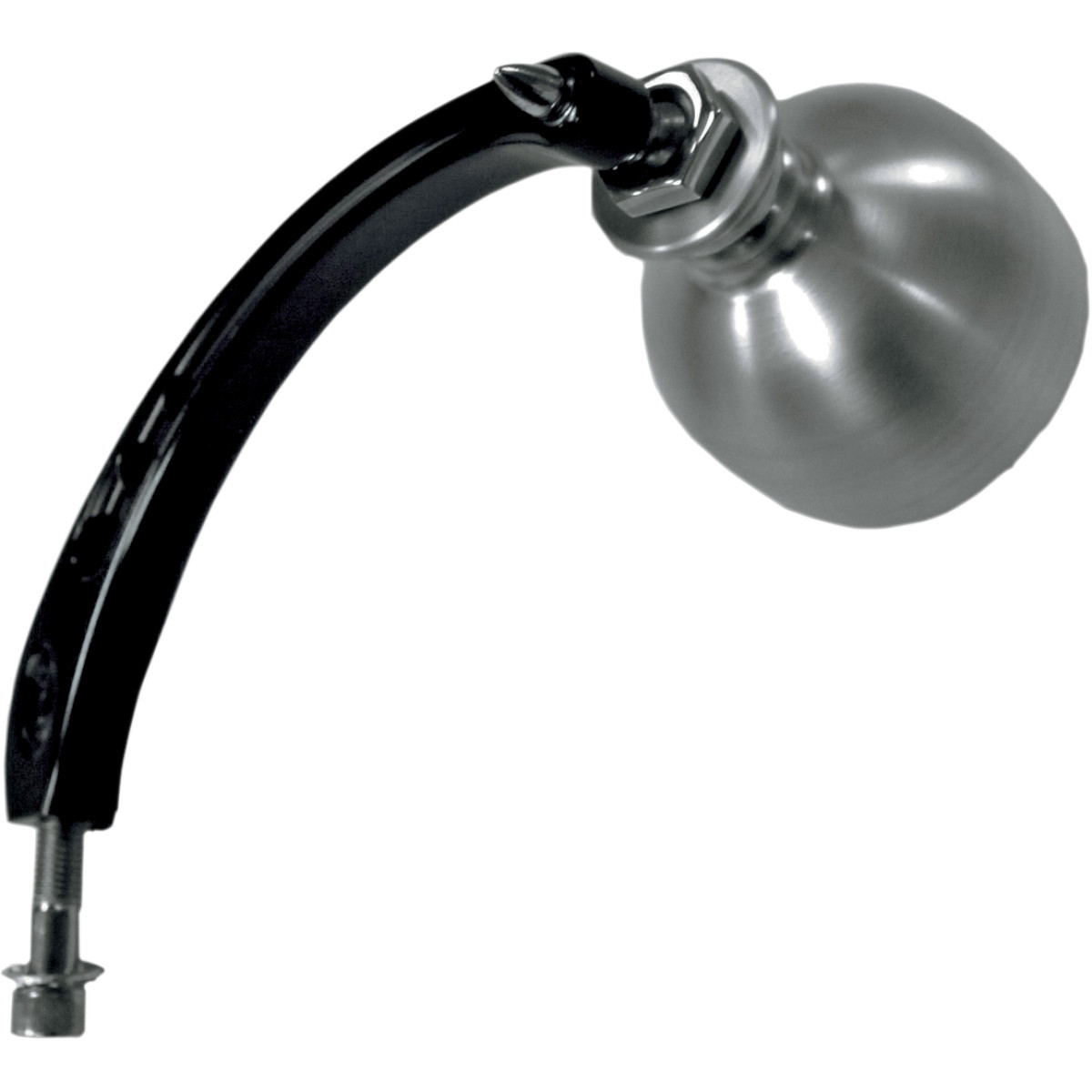 Joker Machine #03-021L - Mirror - Beer Schooner - Side View - Round - Black/Silver - Left