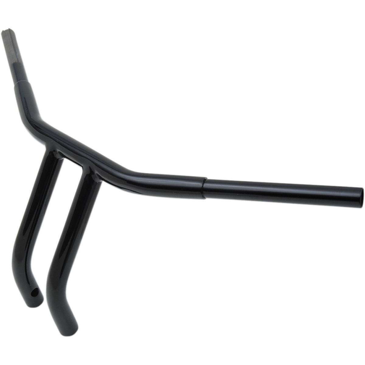 Drag Specialties - 1-1/4" Buffalo T-Bar - Inverted - TBW - Black