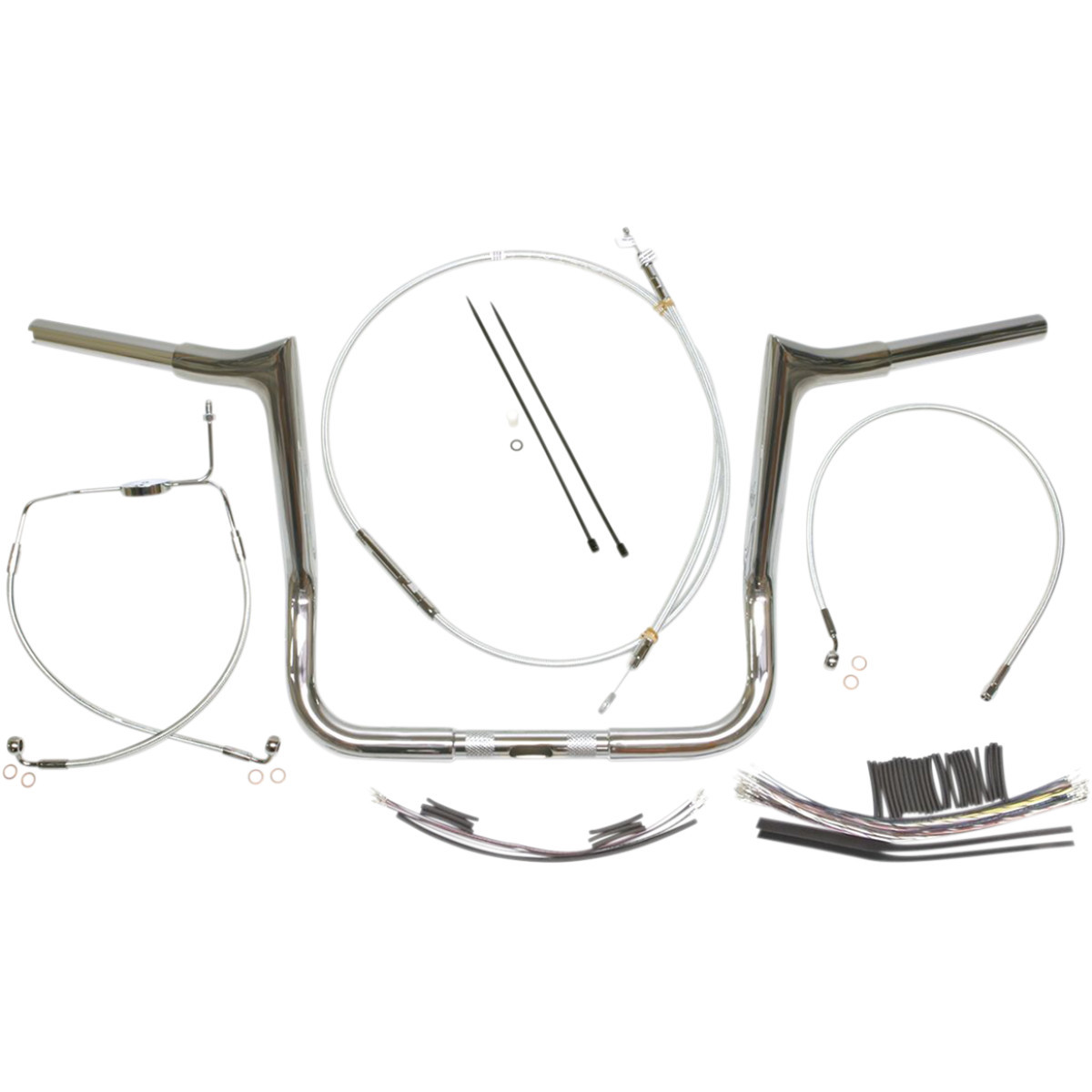 Magnum Shielding #38830-414 - 1-1/4" Viking Handlebar Installation Kit - 14" - Sterling Chromite II®