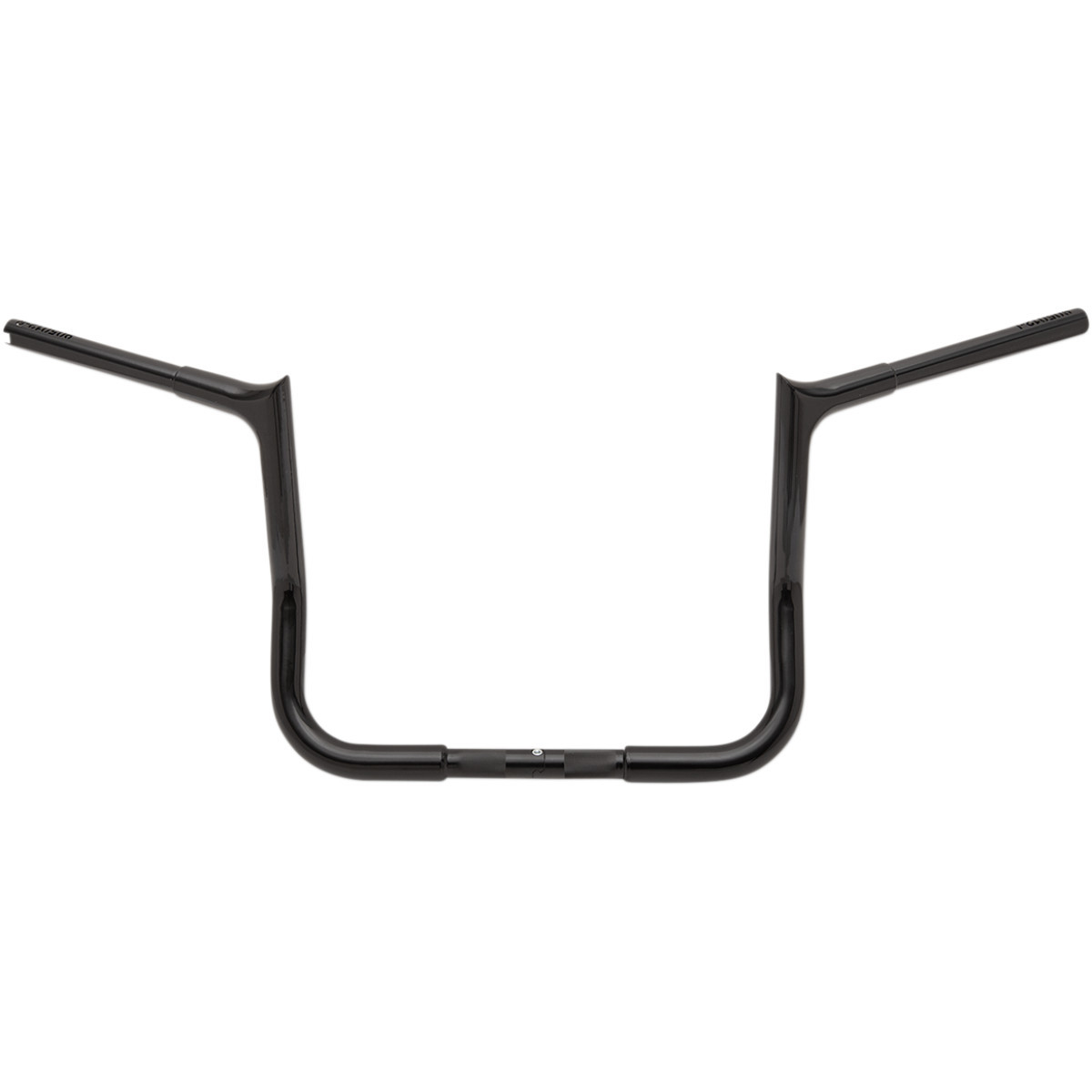 FAT Baggers INC. #905012-B-X - 1-1/4" EZ Install Pointed Top Handlebar - 12" - Black