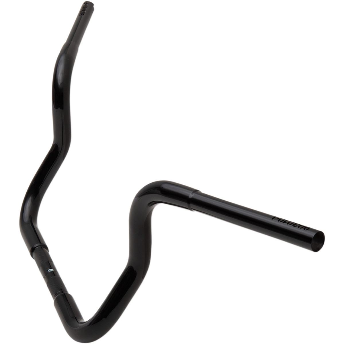 FAT Baggers INC. #903010-B - 1-1/4" EZ Install Round Top Handlebar - 10" - Black