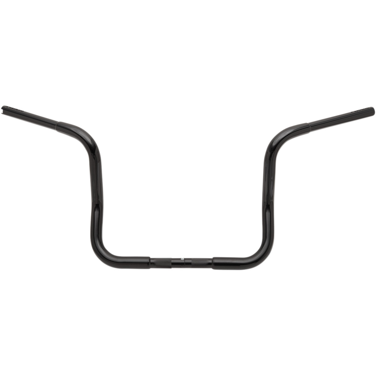 FAT Baggers INC. #903012-B - 1-1/4" EZ Install Round Top Handlebar - 12" - Black