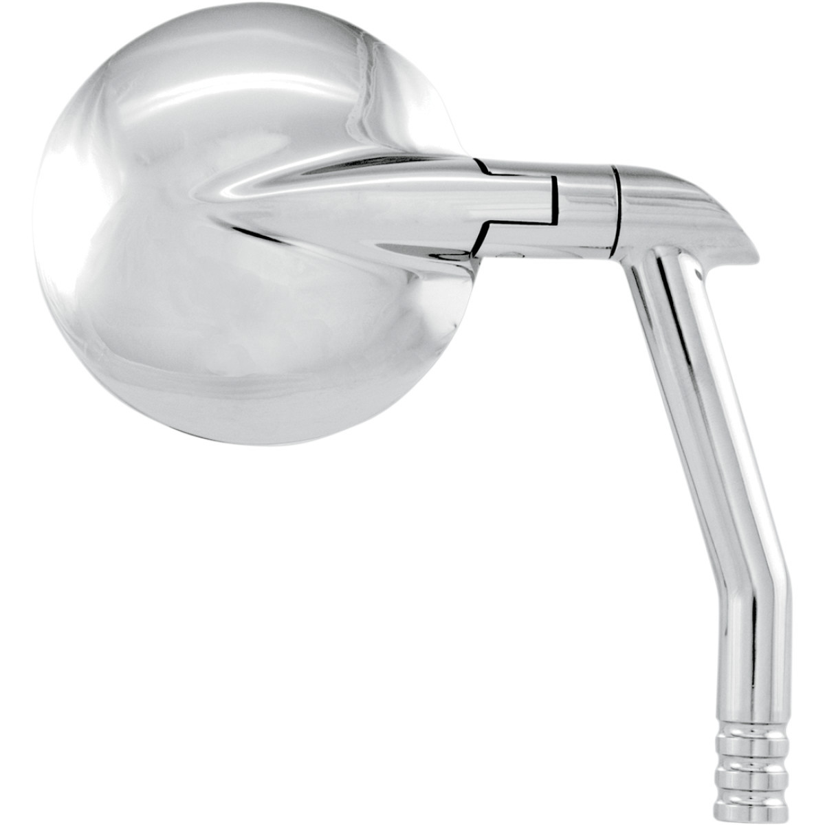 Performance Machine (PM) #0064-2035-CH - Mirror - Vision - Side View - Round - Chrome - Left/Right