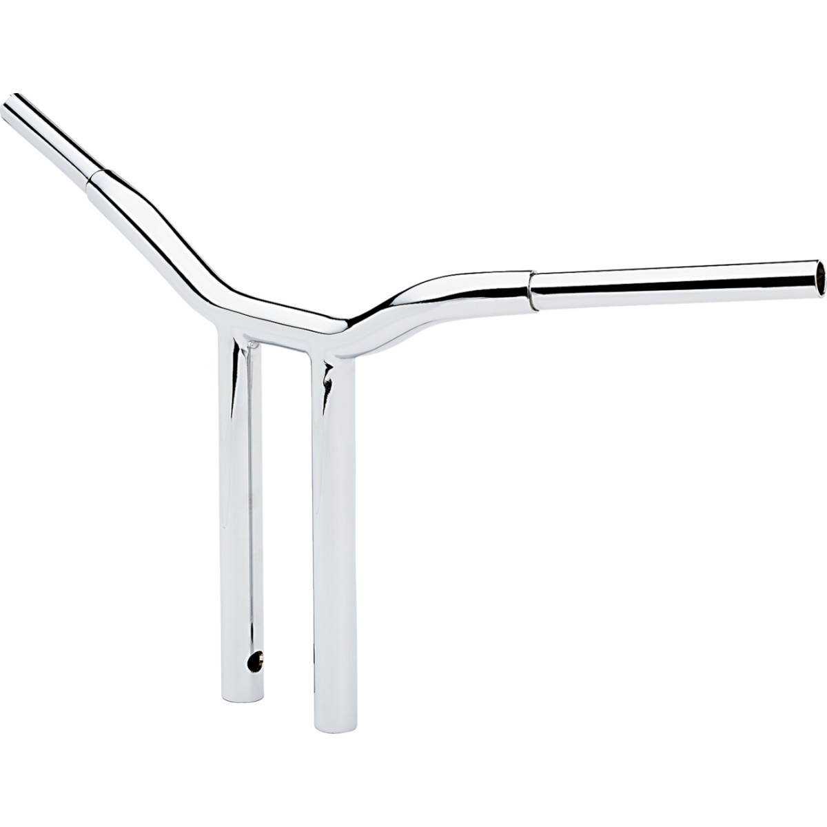 LA Choppers #LA-7337-14 - Kage Fighter Welded Straight-Riser Handlebar - One Piece - 14" - Chrome