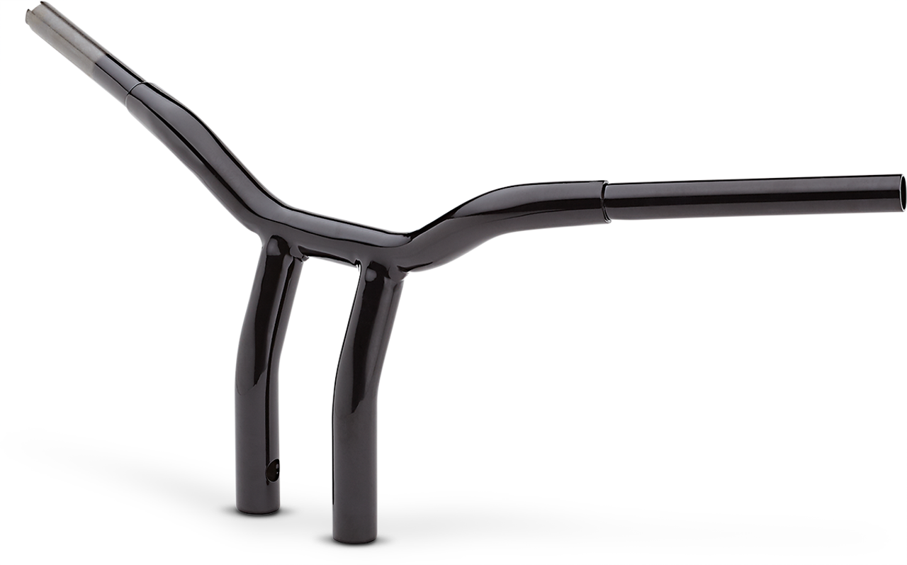 LA Choppers Handlebar - Kage Fighter - One Piece - Bent - 10" - Black (#LA-7338-10B)