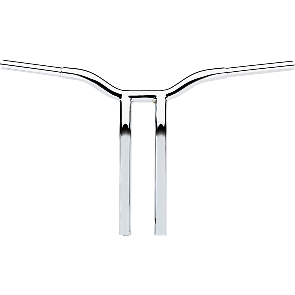 LA Choppers #LA-7338-16 - Kage Fighter Welded Bent-Riser Handlebar - One Piece - 16" - Chrome