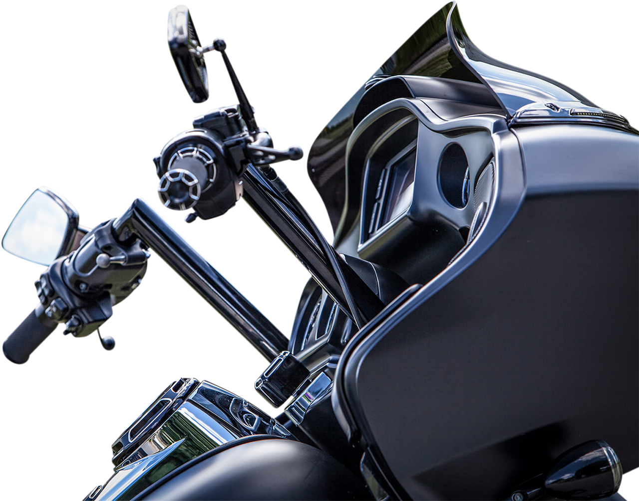 Khrome Werks #300722 - Handlebar - FLT - 12" - Black