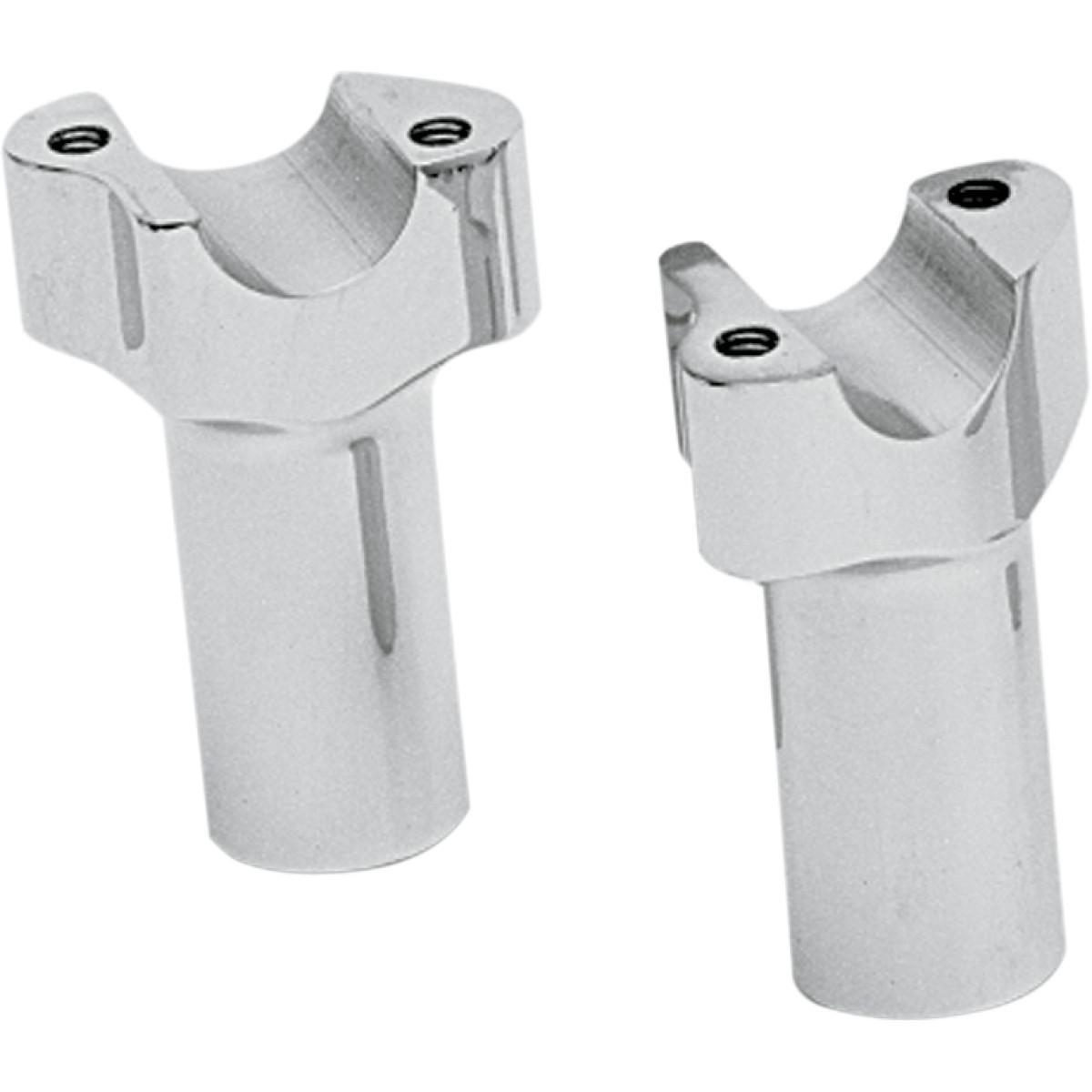 Drag Specialties - Buffalo Billet Aluminum Handlebar Risers - 3" - Chrome