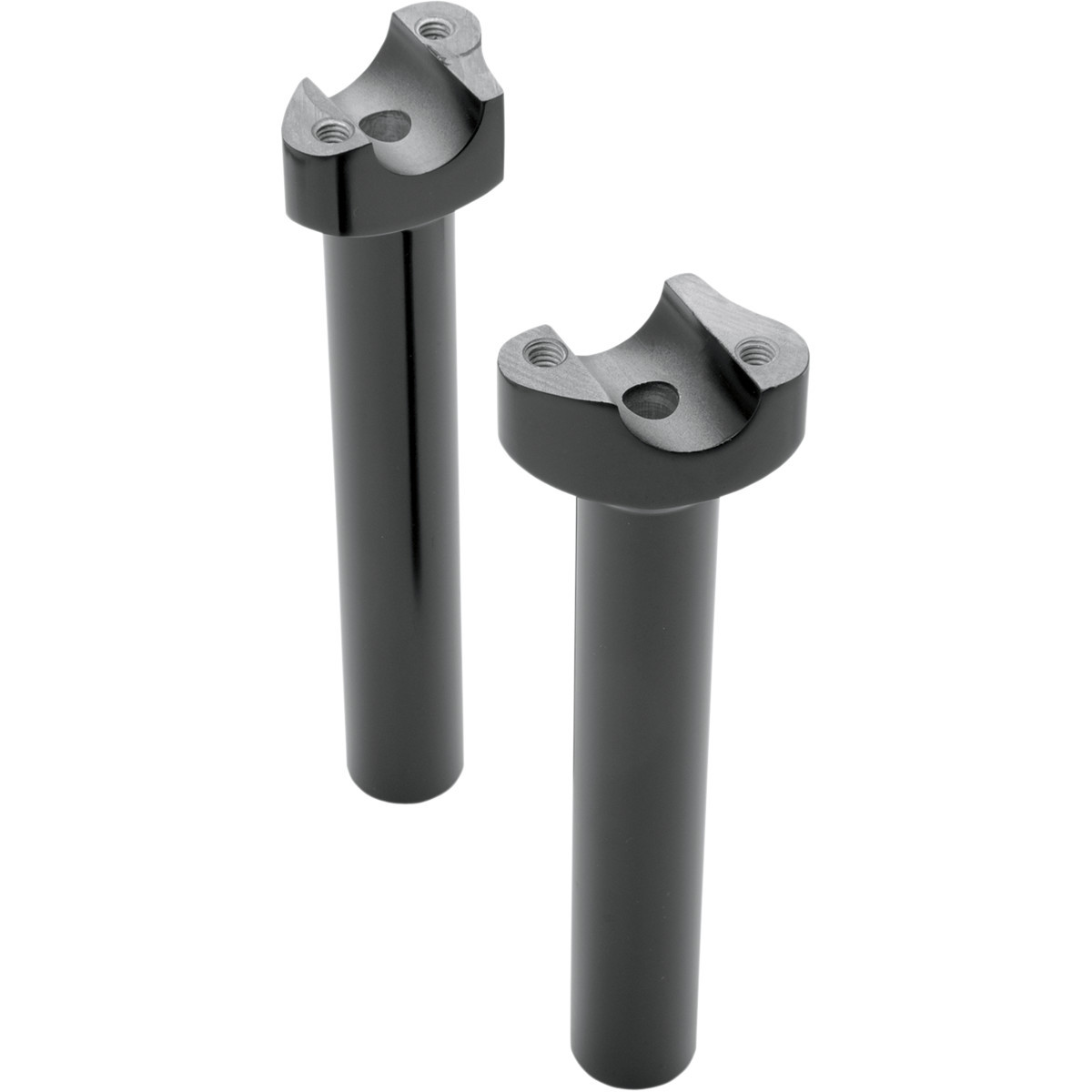 Drag Specialties - Forged Aluminum Handlebar Risers - Straight - 8" - Black