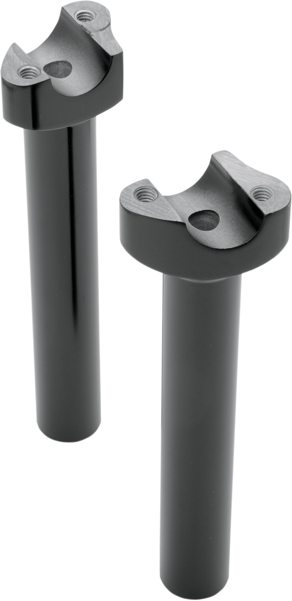 Risers - Straight - 8" - Black