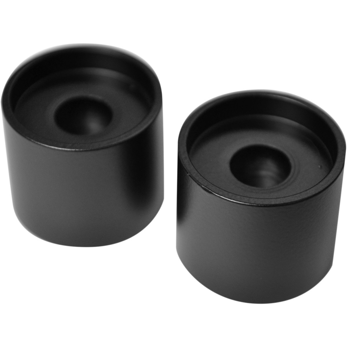 LA Choppers #LA-7414-01M - Handlebar Riser Extensions - 1" x 1-1/4" - Flat Black