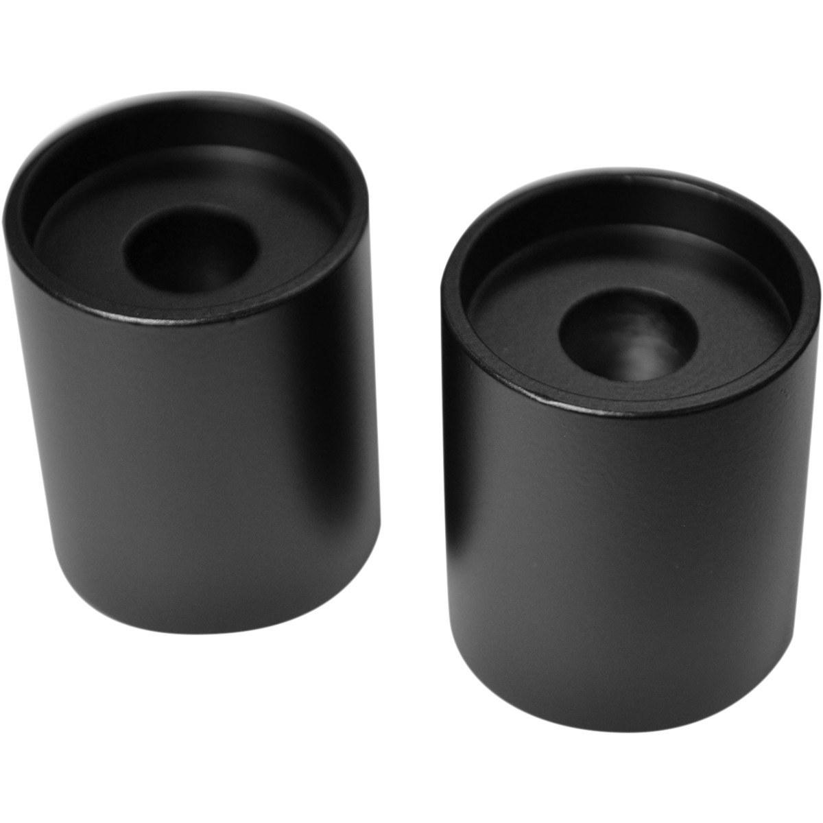 LA Choppers #LA-7414-02M - Handlebar Riser Extensions - 1-1/2" x 1-1/4" - Flat Black