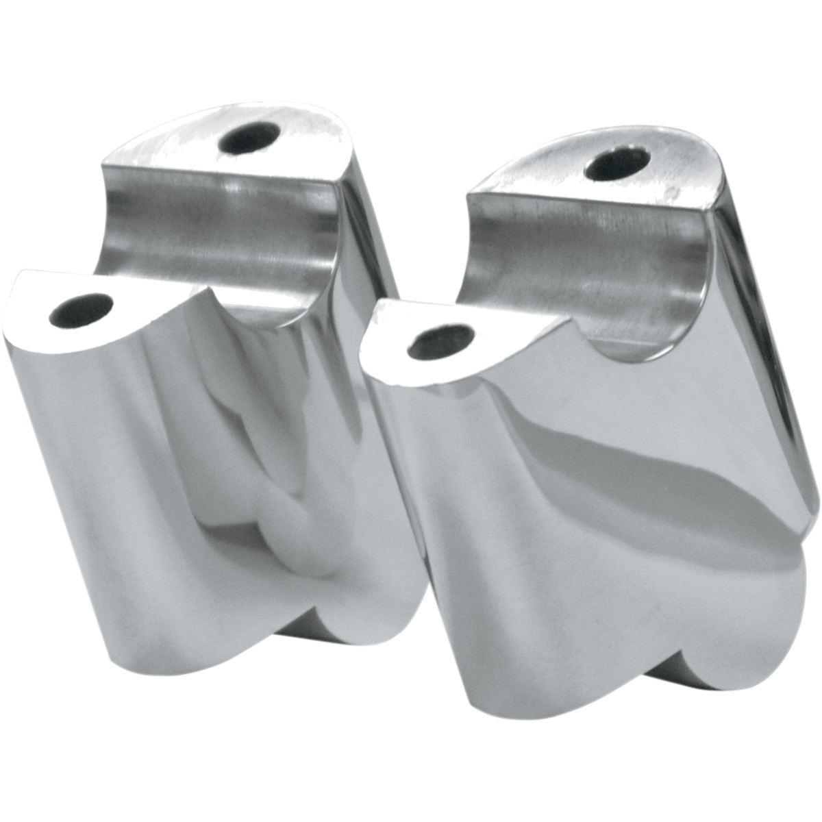 LA Choppers #LA-7430-02 - Handlebar Riser Extensions - 2" - FXDB