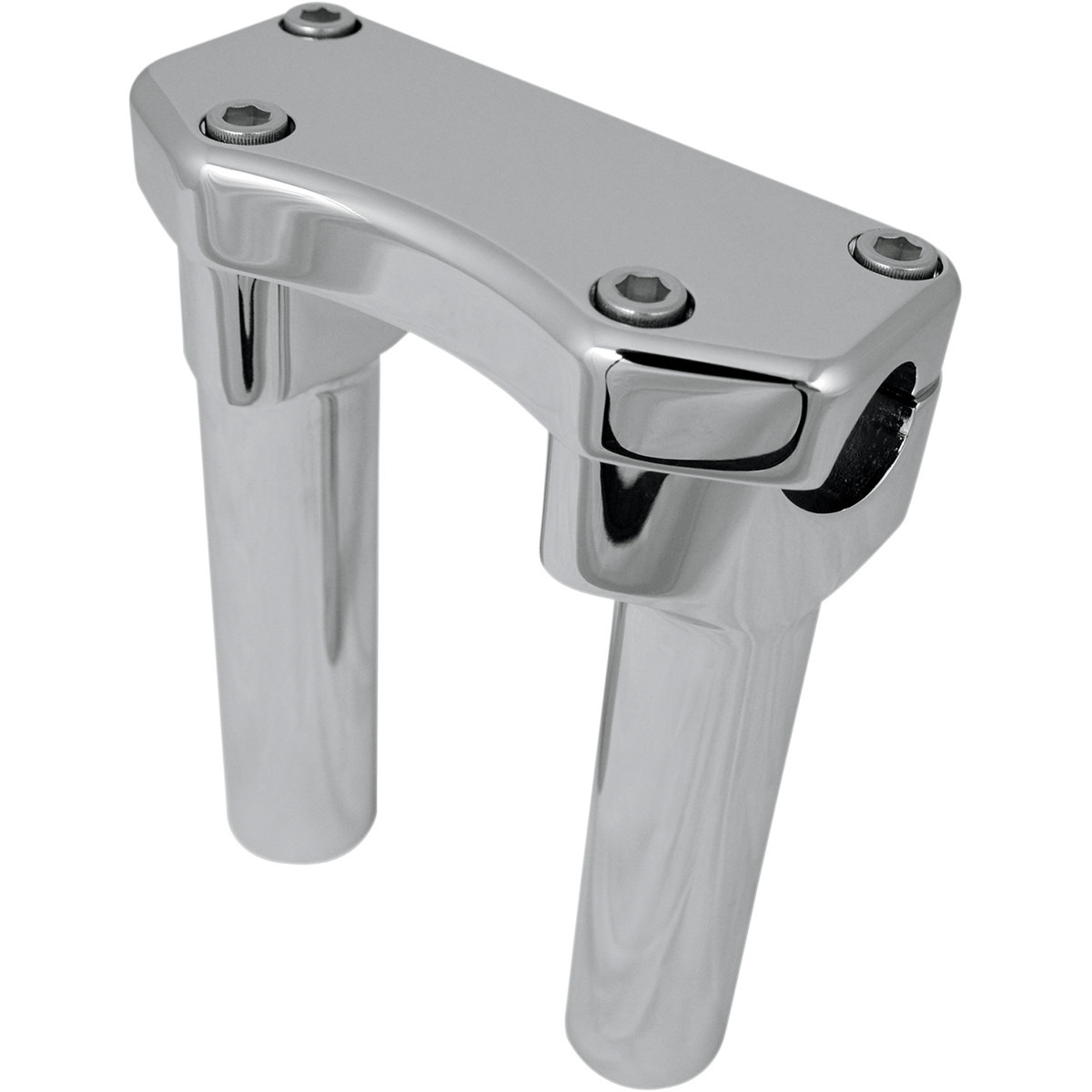 Drag Specialties - Handlebar Riser & Top Clamp Kit - 6" - Buffalo - Chrome