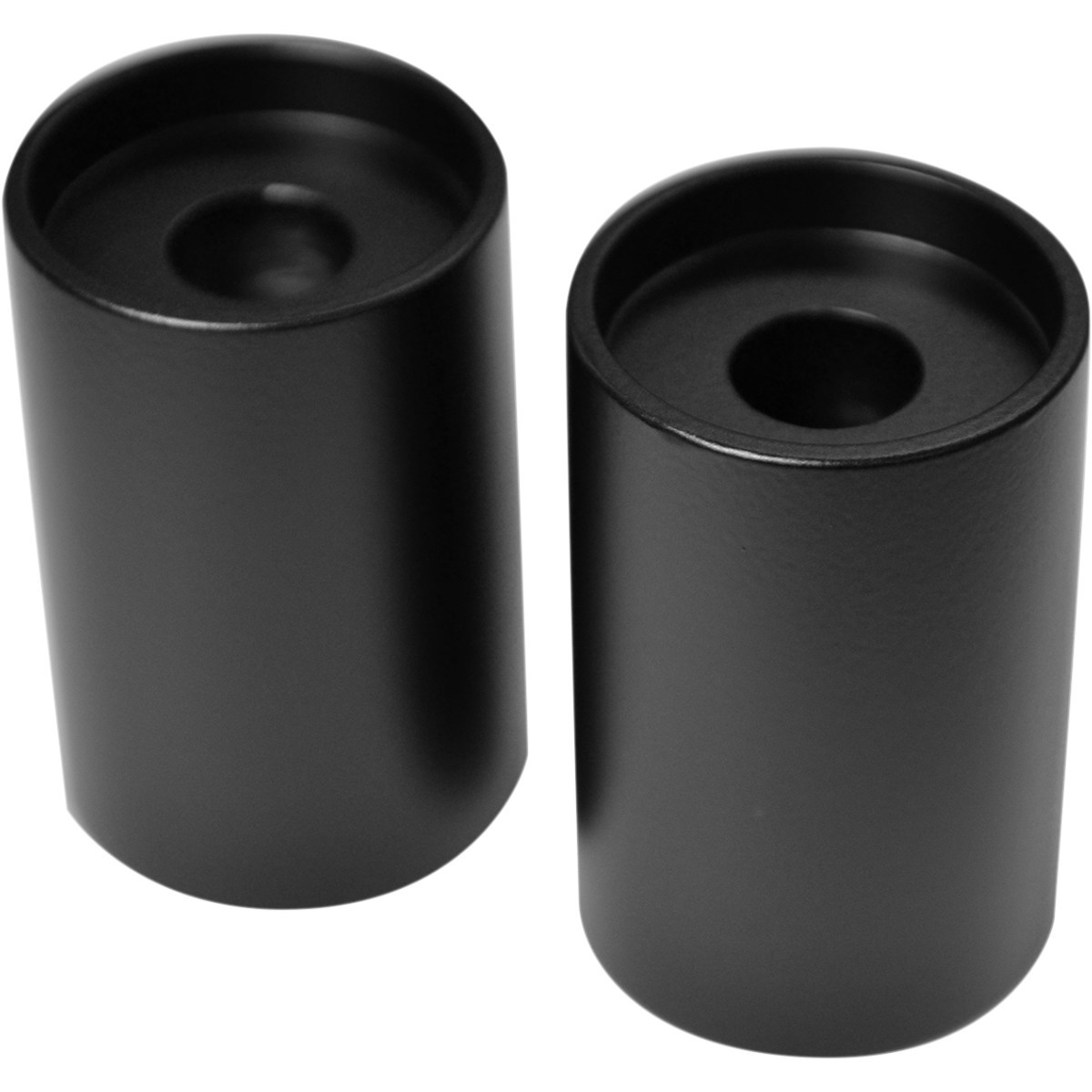 LA Choppers #LA-7414-03M - Handlebar Riser Extensions - 2" x 1-1/4" - Flat Black