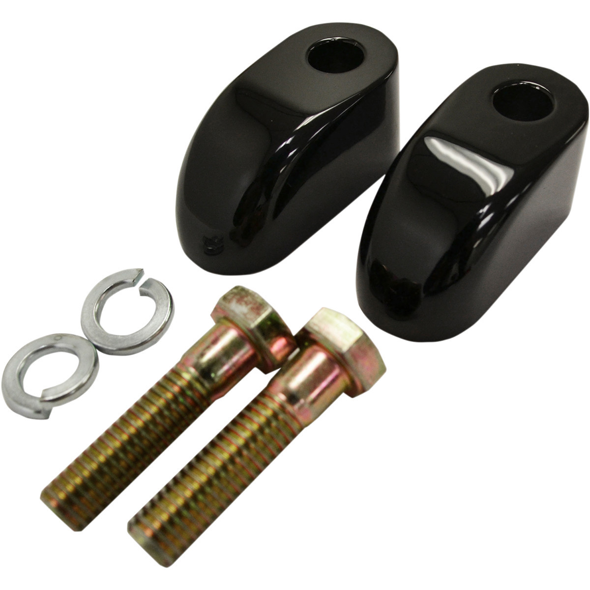 LA Choppers #LA-7416-01B - Handlebar Riser Pullback Extension Kit - 1" - Black