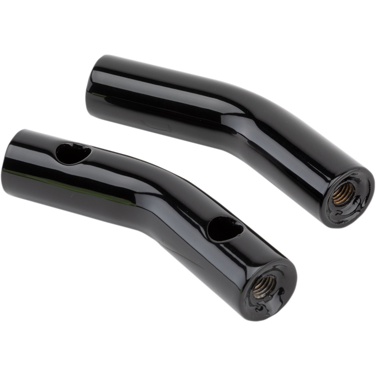 LA Choppers #LA-7336-06RB - Kage Fighter Handlebar Risers - Pullback - 6" - Black