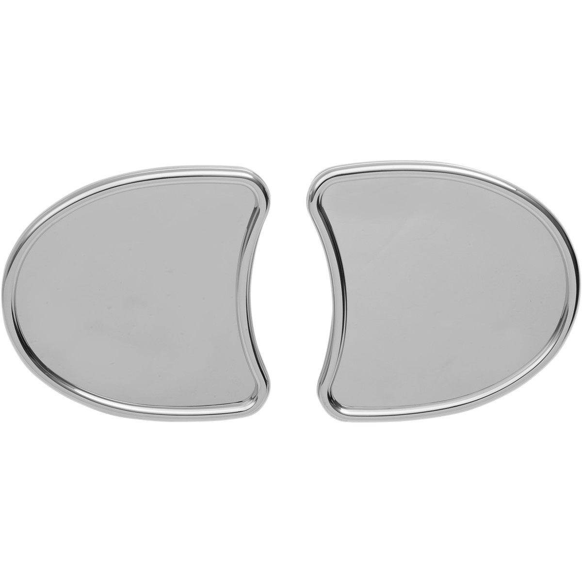 Drag Specialties - Mirror - Side View without Blind Spot - Half-Moon - Chrome
