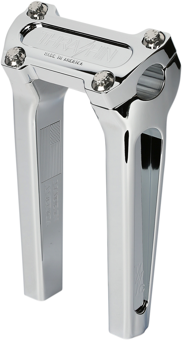 Risers - Straight - 8" - Chrome