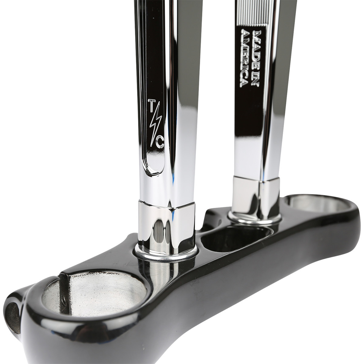 Thrashin Supply CO. #TSC-9801-3 - Riser Extensions - 1" - Chrome