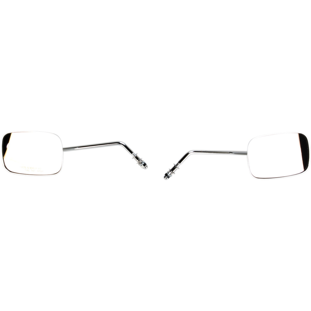 Drag Specialties - Mirrors - OEM - Side View - Rectangle - Chrome - Long - Pair