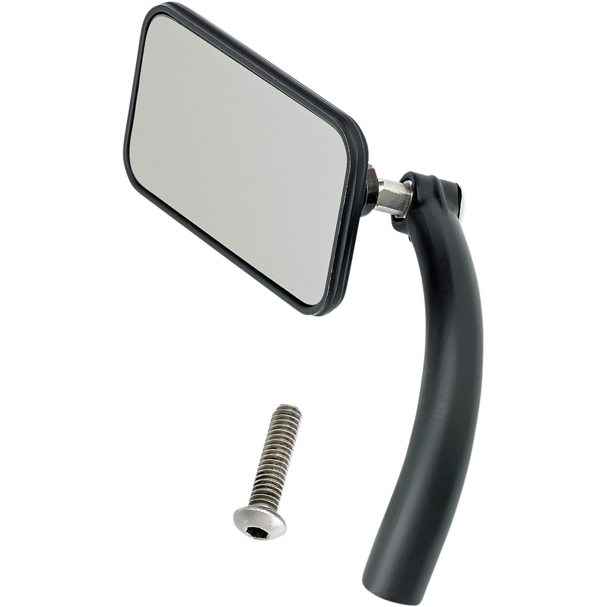 Biltwell #6502-100-101 - Mirror - Utility - Side View - Rectangle - Perch - Black - Each