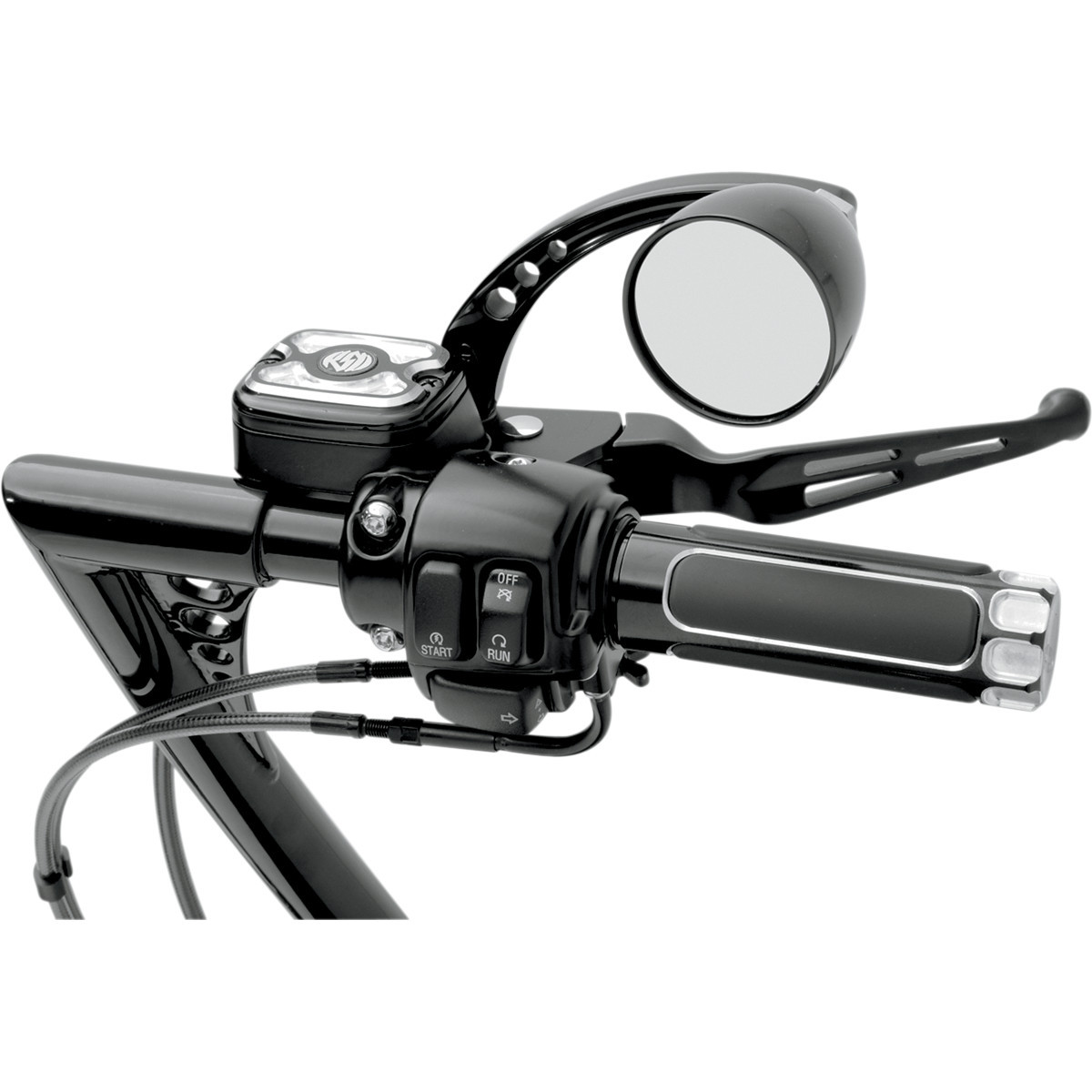 Drag Specialties - Slotted Wide Blade Lever Set - Black
