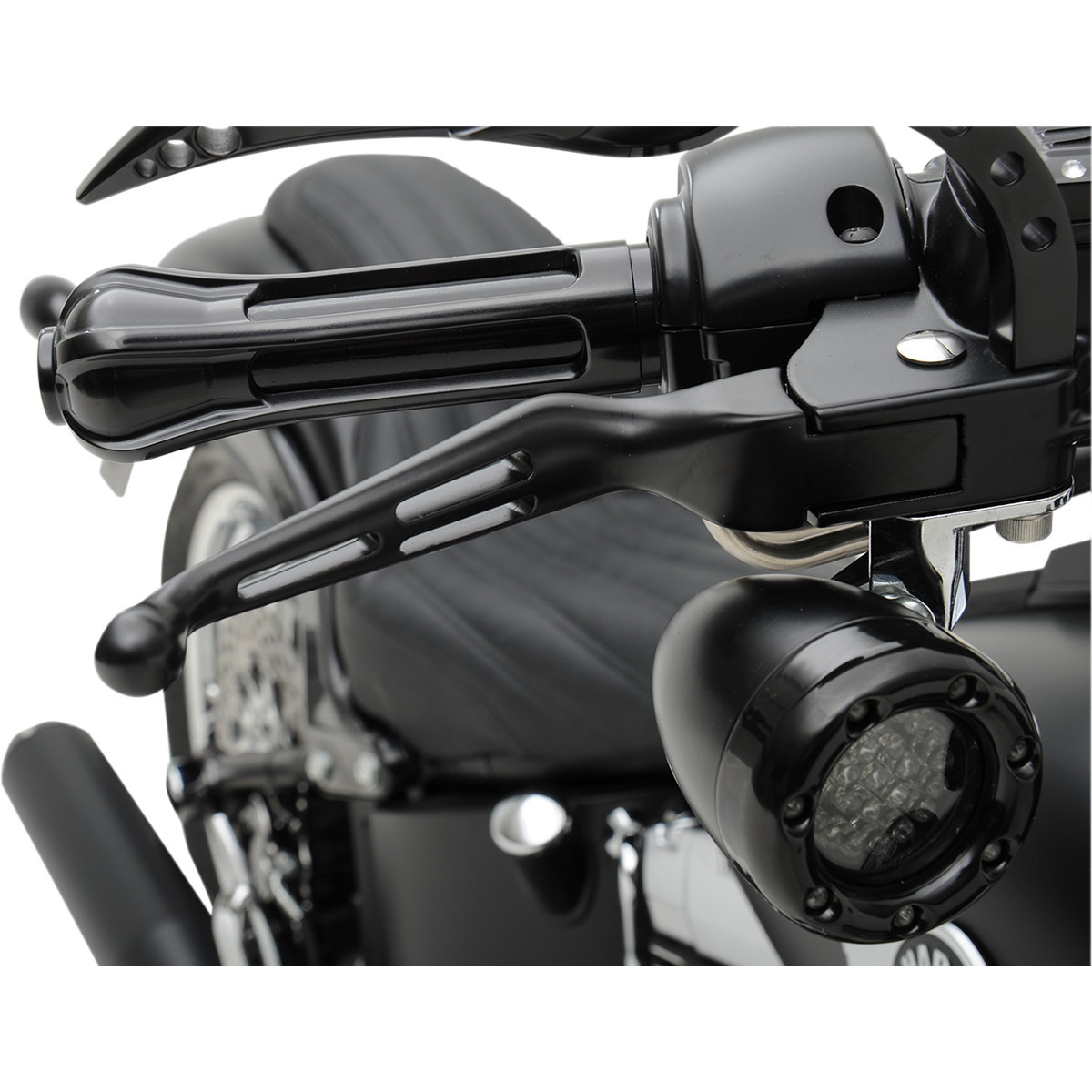 Drag Specialties - Slotted Wide Blade Lever Set - Black