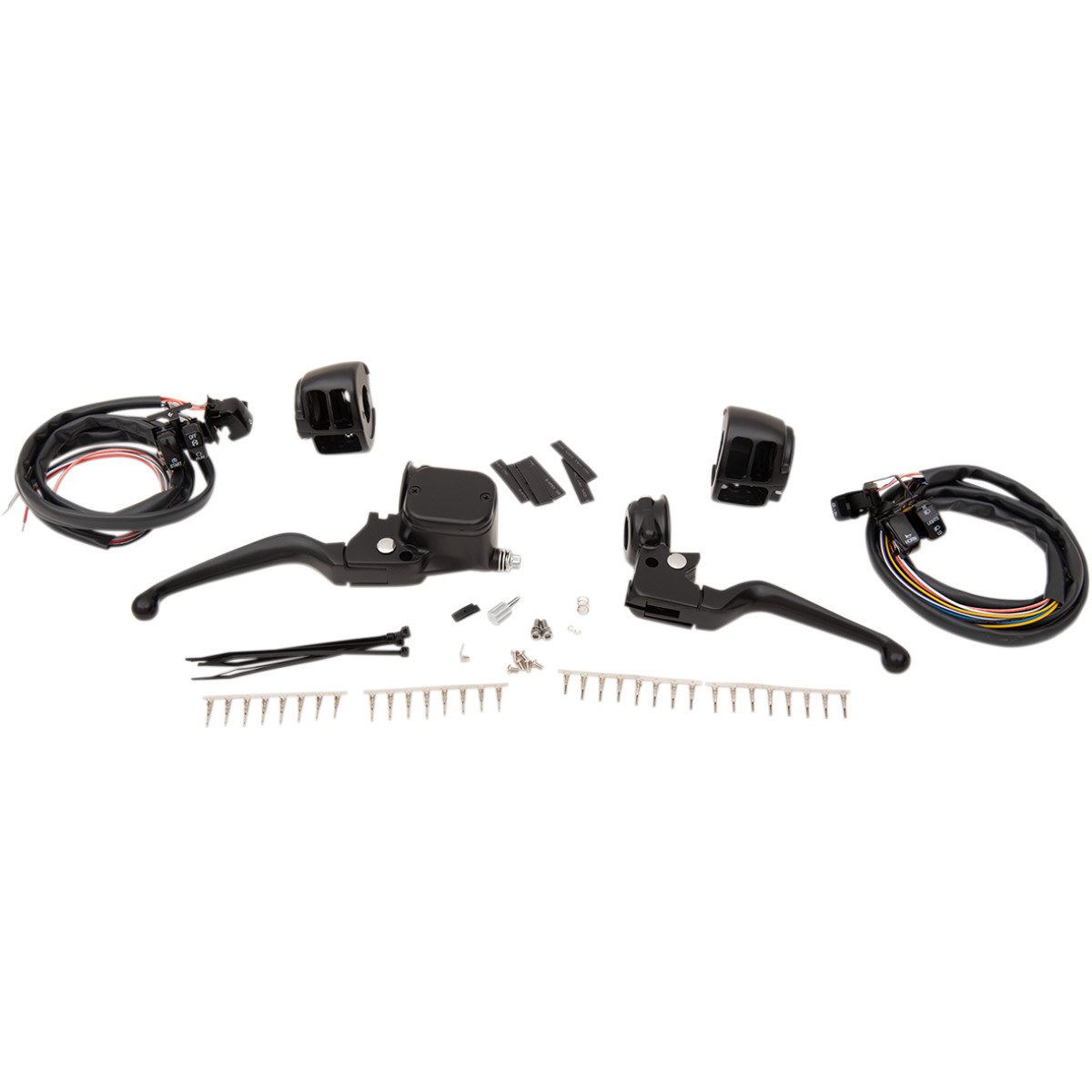 Drag Specialties - Handlebar Control Kit - 11/16" Master Cylinder - '96 - '11 - Black