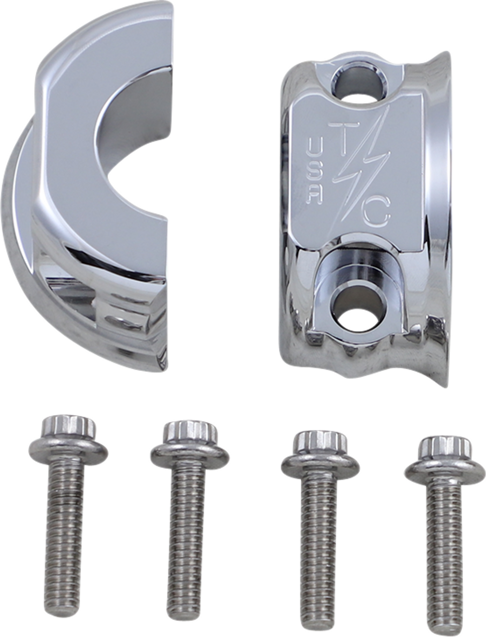 Perch Clamps - Clutch/Brake - Chrome