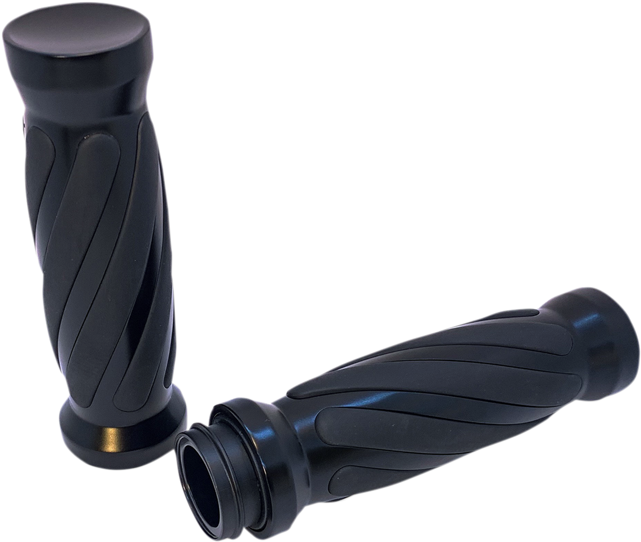 Grips - Twisted - Rubber - TBW - Black